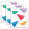 Carson Dellosa Education Cut-Outs, Happy Place Paper Airplanes, 36 Cut-Outs Per Pack, Set Of 3 Packs 1 thumbnail image