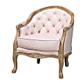 Baxton Studio 9492 Armchair, Light Pink 1 thumbnail image