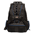 Mobile Edge Premium Backpack With 17.3" Laptop Pocket, Black/Navy Blue, MEBPP3