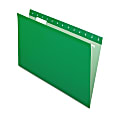 Pendaflex® Premium Reinforced Color Hanging Folders, Legal Size, Bright Green, Pack Of 25