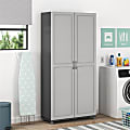 Ameriwood™ Home Kendall 36" Utility Storage Cabinet, 5 Shelves, Gray