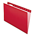 Pendaflex® Premium Reinforced Color Hanging File Folders, Legal Size, Red, Pack Of 25 Folders