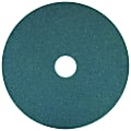 Americo® SmartScrub™ Scrub & Shine Floor Pad, 20" Diameter, Azure Blue/Yellow, Box Of 5