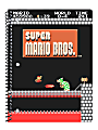 Innovative Designs Licensed Notebook, 11” x 8-1/2”, 1 Subject, Wide Ruled, 70 Sheets, Super Mario Brothers 1 thumbnail image