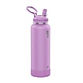 Takeya Actives Reusable Insulated Stainless Steel Water Bottle With Straw Lid, 40 Oz, Lilac 1 thumbnail image