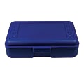 Romanoff Products Pencil Boxes, 8 1/2"H x 5 1/2"W x 2 1/2"D, Blue, Pack Of 12