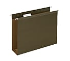 Pendaflex® Premium Reinforced Extra-Capacity Hanging Folders, 3" Expansion, Letter Size, Green, Pack Of 25