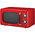 Magic Chef MCD770CR .7 Cubic -ft 700-Watt Retro Microwave (Red) - Single - 0.7 ft³ Capacity - Microwave - 7 Power Levels - 700 W Microwave Power - FuseMetal, Plastic - Countertop - Red