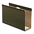 Pendaflex® Premium Reinforced Extra-Capacity Hanging File Folders, 4" Expansion, Legal Size, Green, Pack Of 25 Folders