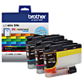 Brother® LC4043PKS INKvestment Cyan, Magenta, Yellow Ink Tanks, Pack Of 3