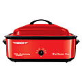 Nesco Electric Oven - Single - 0.70 ft³ Main Oven - Roasting, Baking Main Oven Function - Candy Apple Red