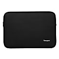 Targus® Bonafide Sleeve For 15.6" Laptops, Black