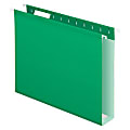 Pendaflex® Premium Reinforced Color Extra-Capacity Hanging Folders, Letter Size, Bright Green, Pack Of 25