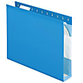 Pendaflex® Premium Reinforced Color Extra-Capacity Hanging Folders, Letter Size, Blue, Pack Of 25