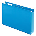 Oxford® Extra-Capacity Box-Bottom Hanging Folders, Legal Size, Blue, Box Of 25
