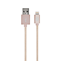 iHome Lightning Cable, 60", Rose Gold, IH-CT1060AD