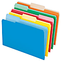 Pendaflex® Color Interior File Folders, 1/3 Cut, Legal Size, Assorted Colors #1, Pack Of 100