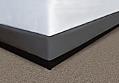 Mattress Safe, Inc Designer Décor® Collection Contour Wrap For Box Spring, Queen, 7" Drop, Shantung Charcoal Gray, Total Qty 12 1 thumbnail image