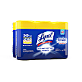Lysol® Disinfecting Wipes, Lemon Lime Blossom Scent, 80 Wipes Per Canister, Carton Of 6 Canisters