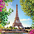 2024 BrownTrout Monthly Mini Wall Calendar, 7” x 14”, Paris, January To December 2024 