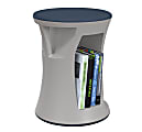 MooreCo Hierarchy Flipz Stacking Rocking Stool, Gray/Navy 1 thumbnail image