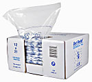 Pitt Plastics Ice Bags, 8 Lb, Clear, Pack Of 1,000