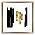 Lorell® Blocks Design Framed Abstract Artwork, 29-1/2" x 29-1/2", Design I
