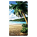 Brown Trout 2-Year Large Print Monthly Pocket Planner, 3-1/2” x 6-1/2”, Tropical Island, January 2024 To December 2025 1 thumbnail image