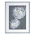 Lorell® White Flower Design Framed Abstract Art, 27-1/2" x 35-1/2", Design II 1 thumbnail image