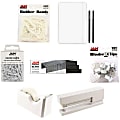 JAM Paper® Complete 9-Piece Desk Kit, White