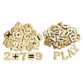 Creativity Street Wood Letters And Numbers, 1-1/2", Natural, Pack Of 200 Pieces