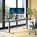 VARI Electric Standing Desk With ComfortEdge, 72"W, Black 1 thumbnail image