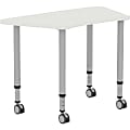 Lorell Attune-adjustable Multipurpose Curved Table -  - 69583 1 thumbnail image
