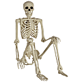 Amscan Life Size Poseable Skeleton Halloween Prop, 5’, White 1 thumbnail image