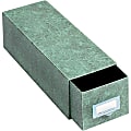 Globe-Weis® Index Card Storage Case, 3" x 5", 90% Recycled, Green