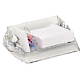 Swingline® Stratus™ Acrylic Memo And Paper Clip Holder, 7"H x 5"W x 2 1/2"D, Clear 1 thumbnail image