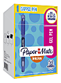 Paper Mate® InkJoy Gel 600ST Stick Pens, Medium Point, 0.7 mm, Blue Barrel, Pure Blue Joy Ink, Pack of 36 Pens 1 thumbnail image