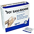 Nice Pak Sani-Hands Individual Hand Wipes Packets, 5" x 8", White, Carton Of 1,000 Wipes