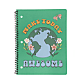 Eccolo Lena + Liam Back To School Notebook, 8-1/2" x 11", 1 Subject, College Rule, 80 Sheets, Earth Love Globe 1 thumbnail image