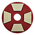 3M Trizact Diamond TZ Abrasive Pads, Red, Pack Of 4 Abrasives 1 thumbnail image