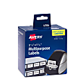 Avery® Direct Thermal Roll Labels, 4186, Rectangle, 2-1/4" x 1-1/4", White, 1,000 Multipurpose Labels Per Roll, 1 Roll 1 thumbnail image