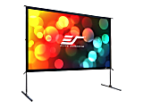 Elite Screens Yard Master 2 Series OMS90HR2 - Projection screen with legs - rear - 90" (90.2 in) - 16:9 - Wraith Veil