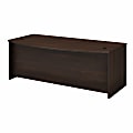 Bush Business Furniture Studio C 72"W Bow-Front Computer Desk, Black Walnut, Standard Delivery