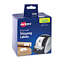 Avery® Direct Thermal Roll Labels, 4190, Rectangle, 2-5/16" x 4", White, 300 Shipping Labels Per Roll, 1 Roll