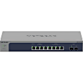 Netgear MS510TXM Ethernet Switch - 8 Ports - Manageable - 3 Layer Supported - Modular - 47 W Power Consumption - MS510TXM100NAS 1 thumbnail image