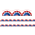 Charles Leonard Scallop Cut Borders/Trims, Patriotic Theme, 24’ Per Pack, Set Of 2 Packs 1 thumbnail image