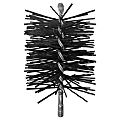 Chromex Premium Polyurethane Chimney Cleaning Brush With NPT Fitting, 6”, Black 1 thumbnail image