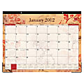 Blue Sky® 50% Recycled Desk Pad Calendar, 22" x 17", Heather, January-December 2012 1 thumbnail image