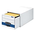 Bankers Box® Stor/Drawer® Steel Plus™ Drawer File, Legal Size, 23 1/4" x 15 1/2" x 10 3/8", 60% Recycled, Black/White