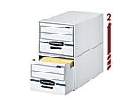 Bankers Box® Stor/Drawer® File, 23 1/4" x 15 1/2" x 10 3/8", Legal Size, 60% Recycled, Blue/White 1 thumbnail image